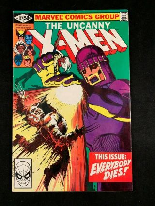 X - Men 142 Part 2 Days Of Future Past Chris Claremont John Byrne Fn Marvel