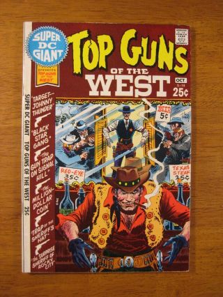 Dc Giant S - 14 Top Guns Of The West 1970 (vf -) Bright,  Colorful & Glossy
