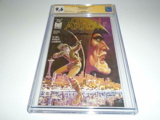 Green Arrow 1 1988 Cgc Ss 9.  6 Signed By Mike Grell