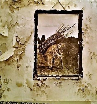 Vintage Led Zeppelin Iv 4 Lp Atlantic Records Sd - 7208 Pecko Duck Album