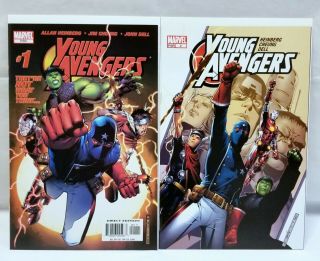 Marvel Young Avengers 1 & 2 - 1st Prints - 1st Kate Bishop App.  - 2005 - Unread