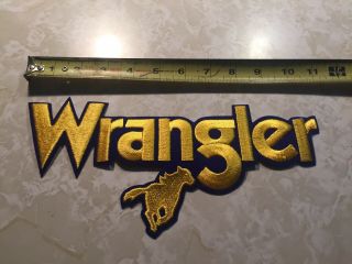 Vintage Large Wrangler Decal Patch