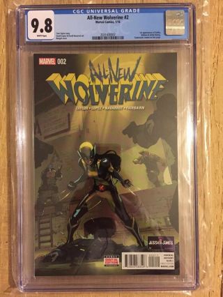 All - Wolverine 2 Cgc 9.  8 1st Appearance Gabby Honey Badger