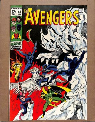 Avengers 61 - - Captain America Iron Man Vision Marvel Comics