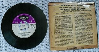RARE TUBBY HAYES,  THE DIZZY REECE QUARTET: NOWHERE TO GO,  EP,  PC,  1959,  FILM.  JAZZ 2