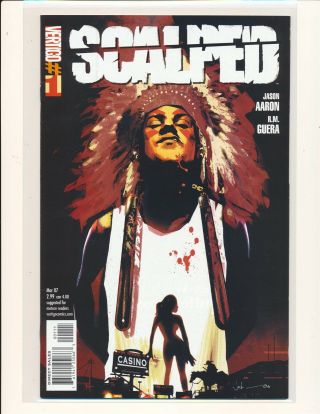 Scalped 1 (2007) Premier Issue Of Jason Aaron Series Vf/nm