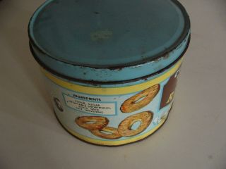 Vintage FFV Tea Rings Cookie Tin Southern Biscuit Company Virginia 4