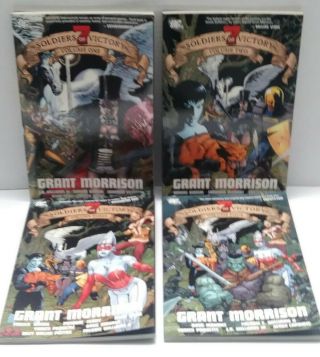 Set Of 4 Seven Soldiers Of Victory Trade Paperbacks Tpbs Grant Morrison Zatanna