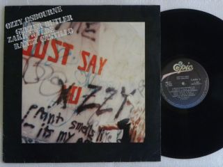 Ozzy Just Say Ozzy Lp Made In Brazil Rare 1990 Black Sabbath Black Label Society