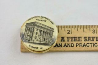 Vintage National Exchange Bank of Roanoke Va advertising pocket tape measure 4