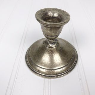 P.  S.  Co Preisner Sterling Silver Co.  Candle Holder Weighted Marked 012 For Scrap