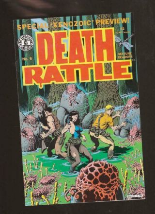 Death Rattle 8 (1986) 1st Mark Schultz Xenozoic Steve Stiles Kenneth Whitfield