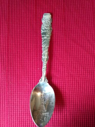 Antique Sterling Silver Souvenir Spoon 22 Grams Piece Of History