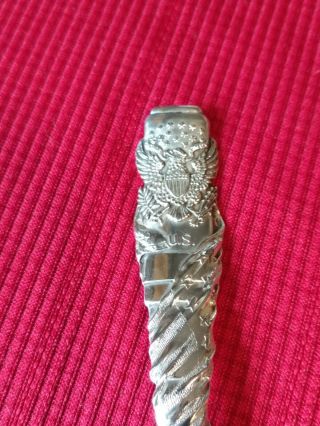Antique Sterling silver Souvenir Spoon 22 grams piece of history 4