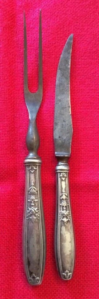 Rogers International 1919 Ambassador Bird / Steak Carving Set Knife,  Fork,