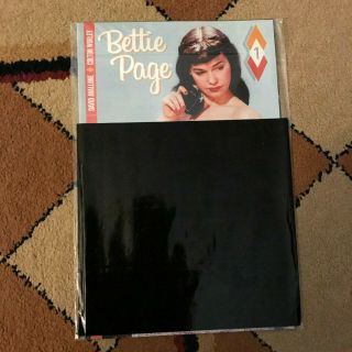 BETTIE PAGE Racy/Sexy Black Bag Photo Variant Set of 3 w/UNBOUND 1 (2019) 4