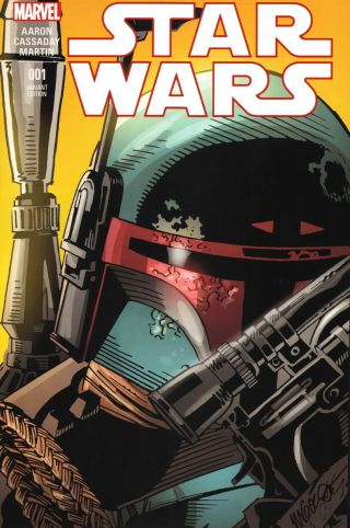 Michael Golden Signed Marvel Comic Star Wars Art Print Boba Fett 1