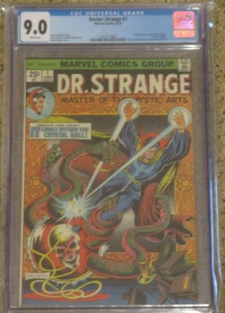 Dr.  Strange 1 - Cgc 9.  0 - Marvel 1974 - Premiere Issue - 1st App Silver Dagger