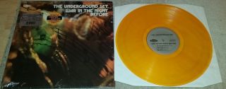 Underground Set ‎– War In The Night Before Lp Orange Vinyl Ltd Stoner Psych Rare