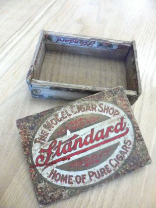 Small Old Standard Cigar Box from the Standard Cigar Co.  Galena IL 4