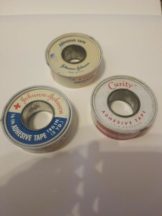 Vintage Medical Tape Tins