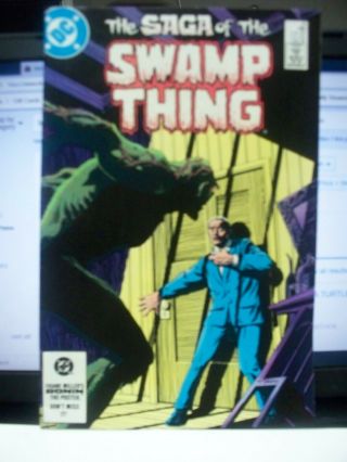 Saga Of The Swamp Thing 21 Alan Moore " The Anatomy Lesson " Classic Story