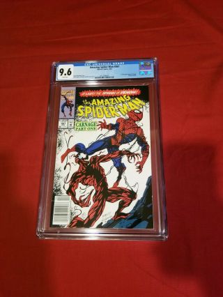 The Spider - Man 361 CGC 9.  6 (Apr 1992,  Marvel) 1st App Carnage 2