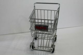 Hy - Vee Small Metal Miniature Shopping Carts Kids Toy Grocery Store Iowa Hyvee