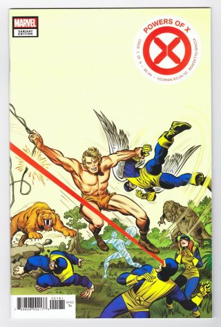 Powers Of X 1 Jack Kirby Hidden Gem Variant 1:100 Marvel 2019 Hickman X - Men