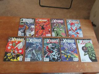 X - Force Vol 1 121 - 129 Last 9 Issues Of Series Deadpool Movie