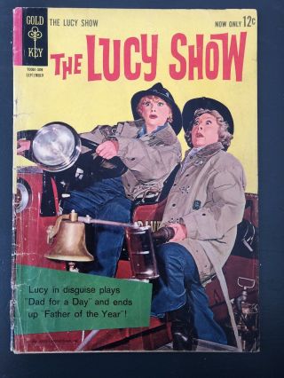 Vintage Gold Key Comic Book The Lucy Show 2: Dad For A Day Sep 1963 I Love Lucy