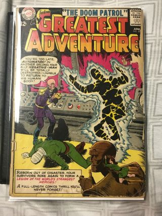 My Greatest Adventure 80 First Appearance Of The Doom Patrol