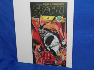 Crusade Of Comics Presents Spawn 1 Rare Mini Comic Todd Mcfarlane Nm