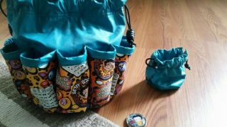 Betty Boop Bingo Dauber Bag With 10 Pockets Plus Token Bag And Token