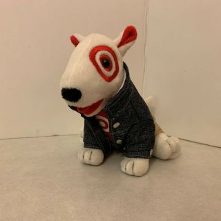 Target Bullseye Plush Dog - Denim Jacket And Khakis - 2009