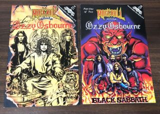 Rock N Roll Comics 28 & 29 (revolutionary 1991) - - Ozzy Osbourne - - Set Of 2
