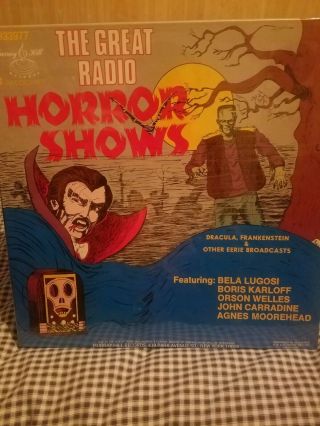 The Great Radio Horror Shows Still 1975 3lp Murry Hill Records