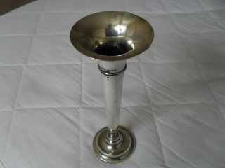Vintage Solid Silver Trumpet Vase Hallmarked Birmingham 1972