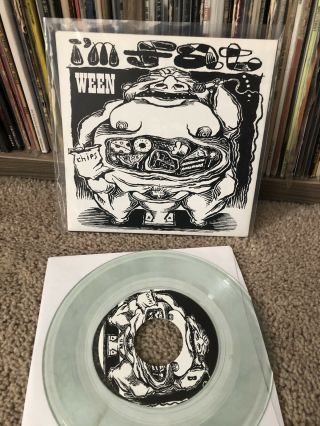 Ween “i’m Fat” Clear Vinyl Single Punk Out Of Print Butthole Surfers Primus