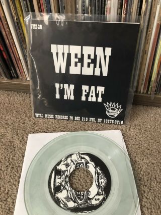 Ween “I’m Fat” Clear Vinyl Single Punk Out of Print Butthole Surfers Primus 2