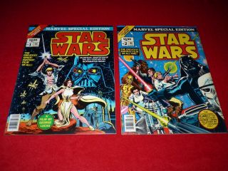 Marvel Special Treasury Edition Star Wars 1 And 2 1977 George Lucas Movie