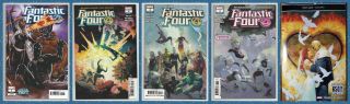 Fantastic Four 1 2 3 4 5 (1st Print) Ff Thing Torch Invisible Marvel 2018 Nm - Nm