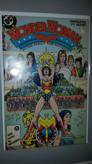 Wonder Woman 1 Dc 1987 First Issue George Perez Classic Cover Comic Nm