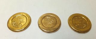 Three Vintage Golden Select Silicone Condoms