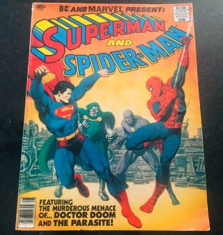 Marvel Treasury Edition 28 Superman And Spider - Man (1981)