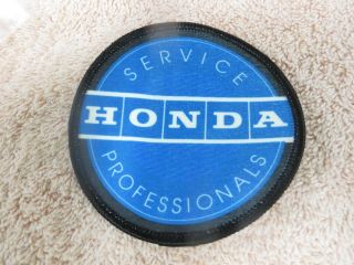 Vintage Honda Service Professionals Cloth Patch - - Old Stock