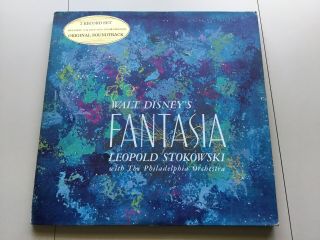 Walt Disney Fantasia - 3 Record Set - Album Lp Vinyl - 1957 - Stokowski - Book