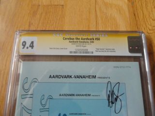 Cerebus the Aardvark 50 CGC signed Dave Sim 5
