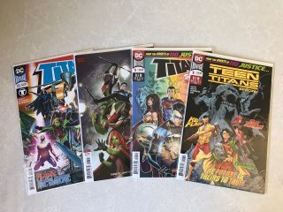 Teen Titans Special 1 First Crush Lobo Nm And Titans 23 (a,  B Covers) Titans 1