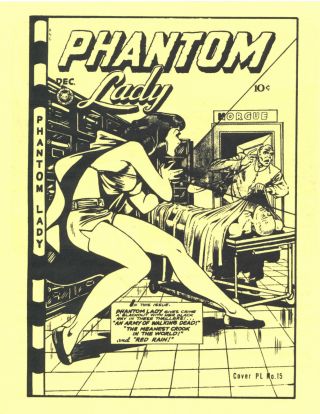 PHANTOM LADY FOX COMIC BOOK INDEX NO.  1 - RARE Paragon 1979 BILL BLACK - 6